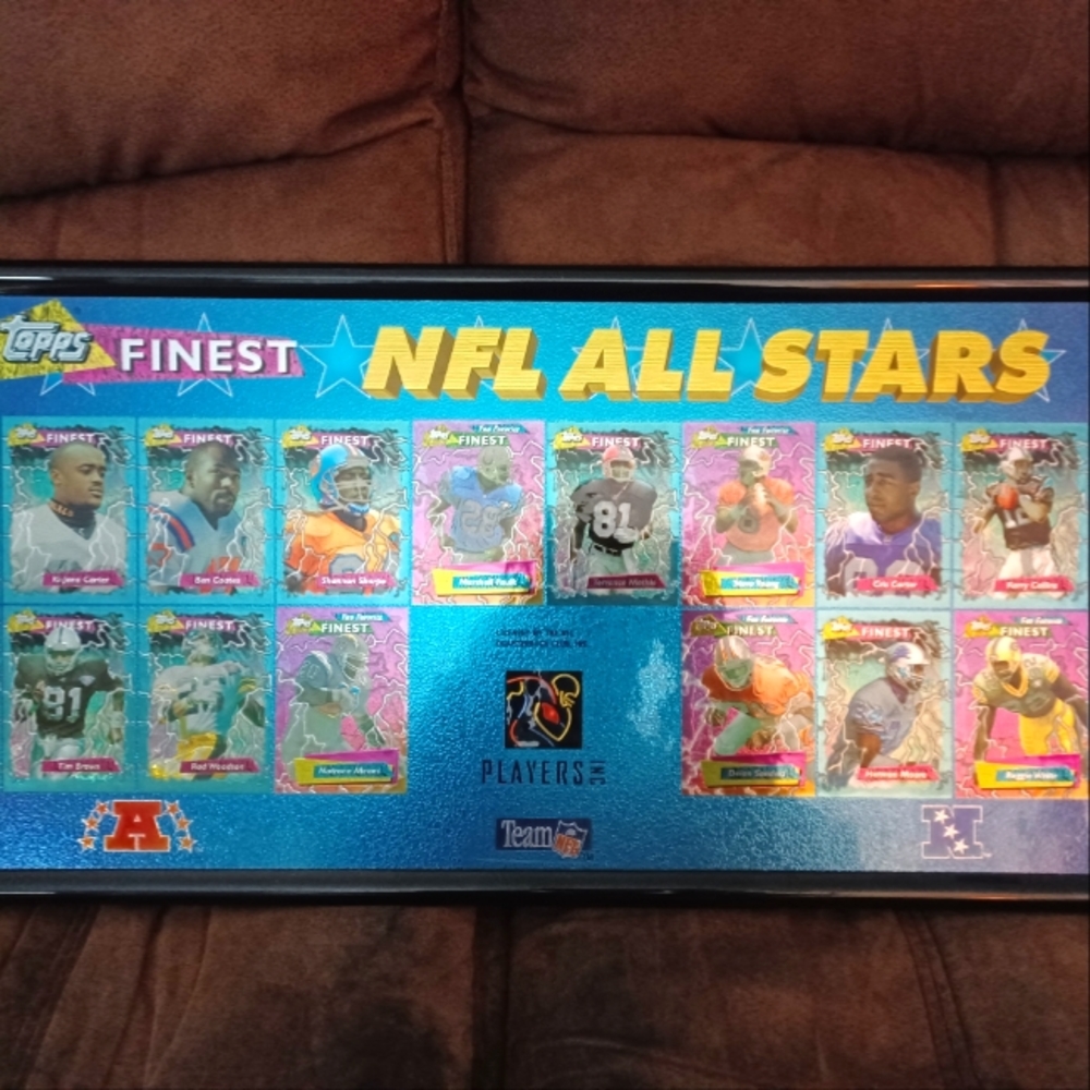 95 Topps finest NFL